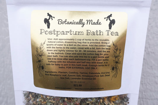 Postpartum Bath Tea